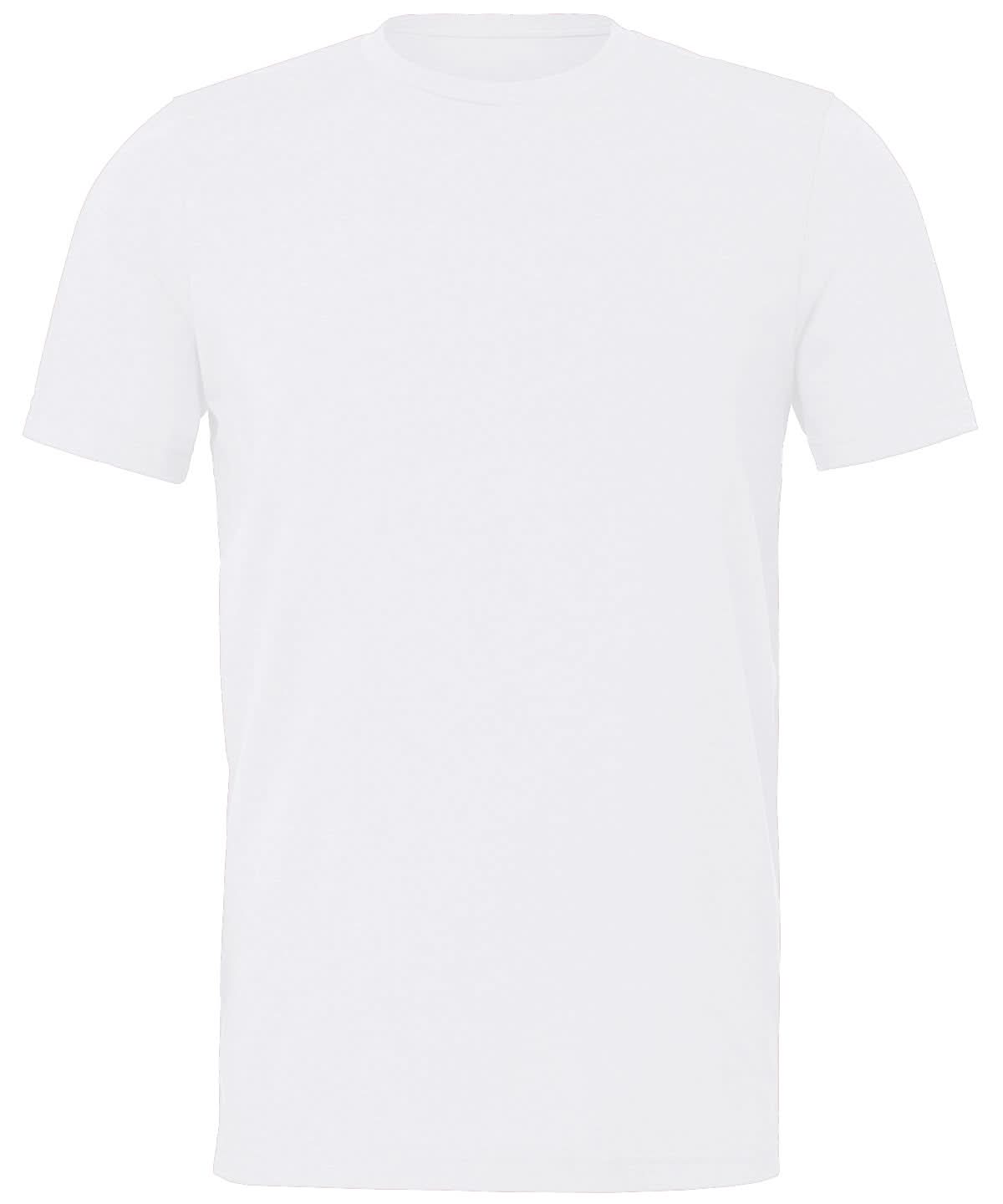 Bella Canvas Unisex sueded tee CV011 - Solid White Blend - Customisable T-Shirt