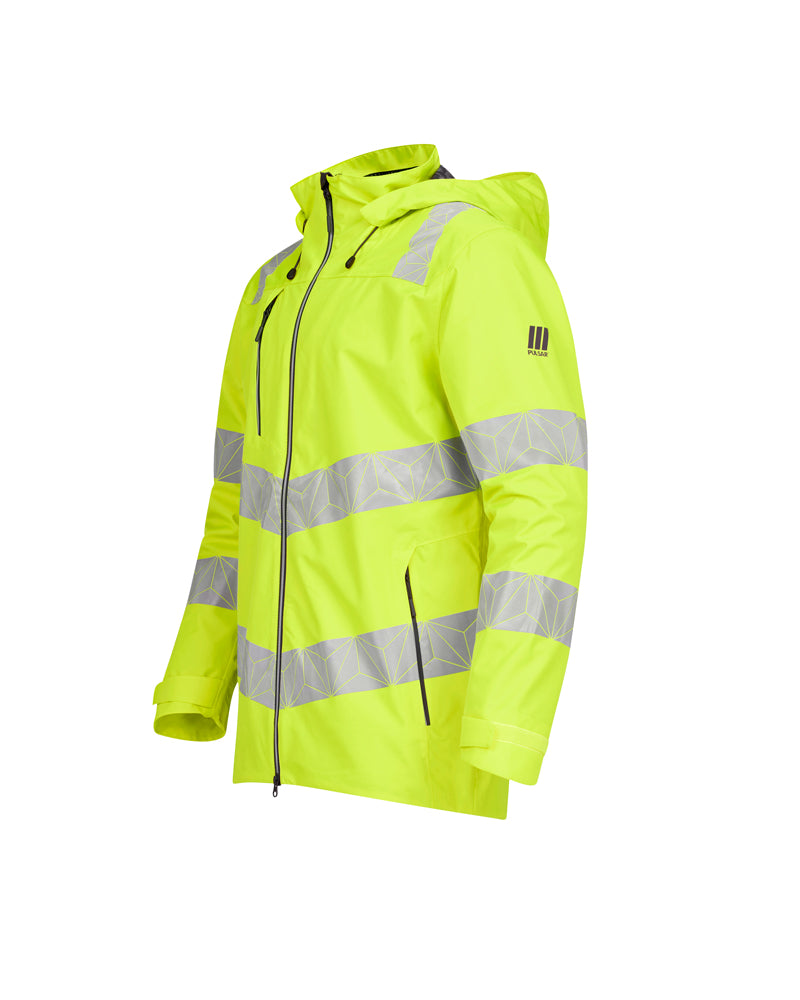 Shell Jacket Yellow REACT - RCT800 - - Customisable Waterproof