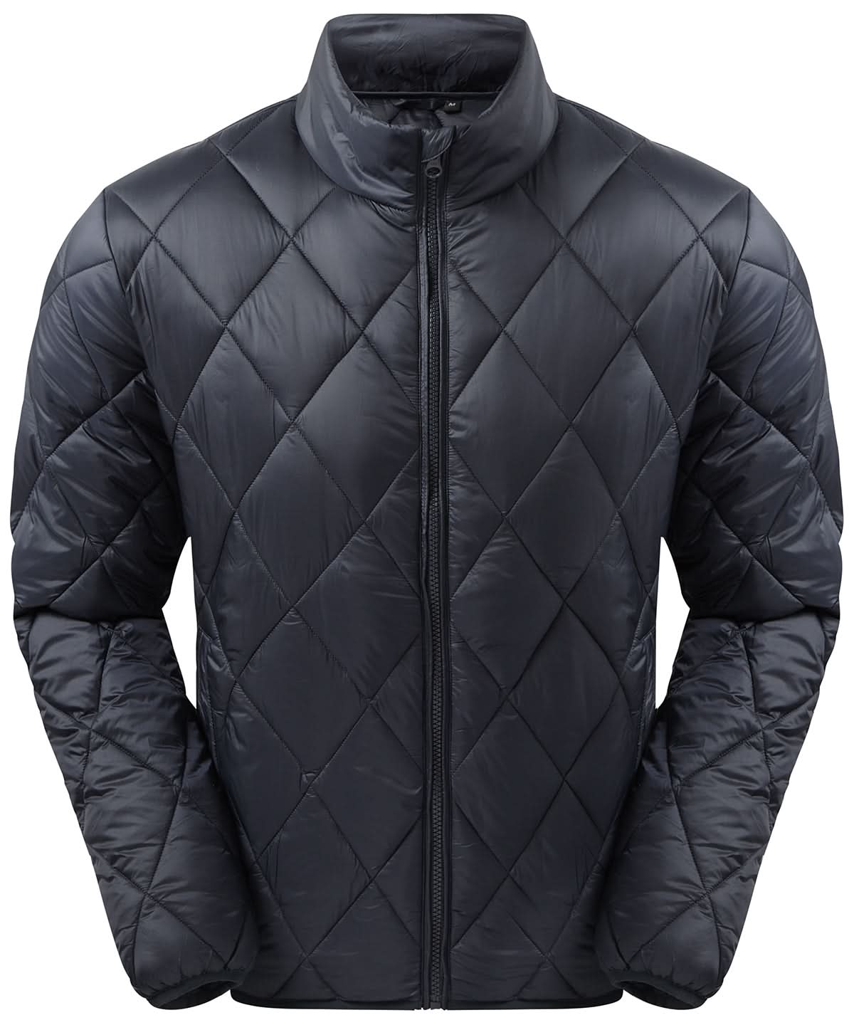 2786 Diamond pane padded Jacket ts032 - Navy - Customisable Jacket
