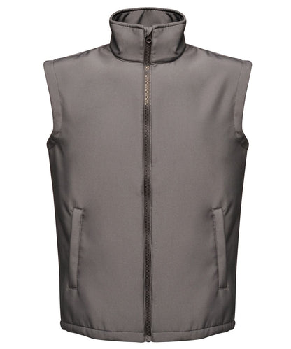 Regatta Professional Ablaze printable softshell bodywarmer RG148 - Seal Grey Black - Customisable Bodywarmers