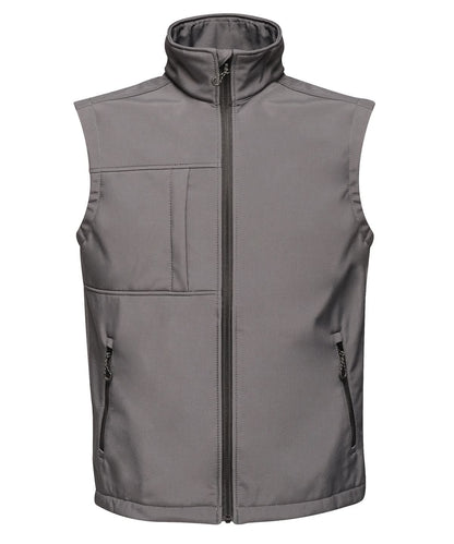Regatta Professional Octagon 3 layer bodywarmer RG164 - Seal Grey Black - Customisable Bodywarmers