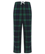 Navy/Green Check