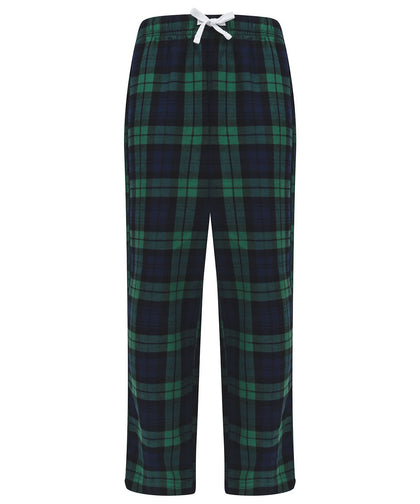 Navy/Green Check