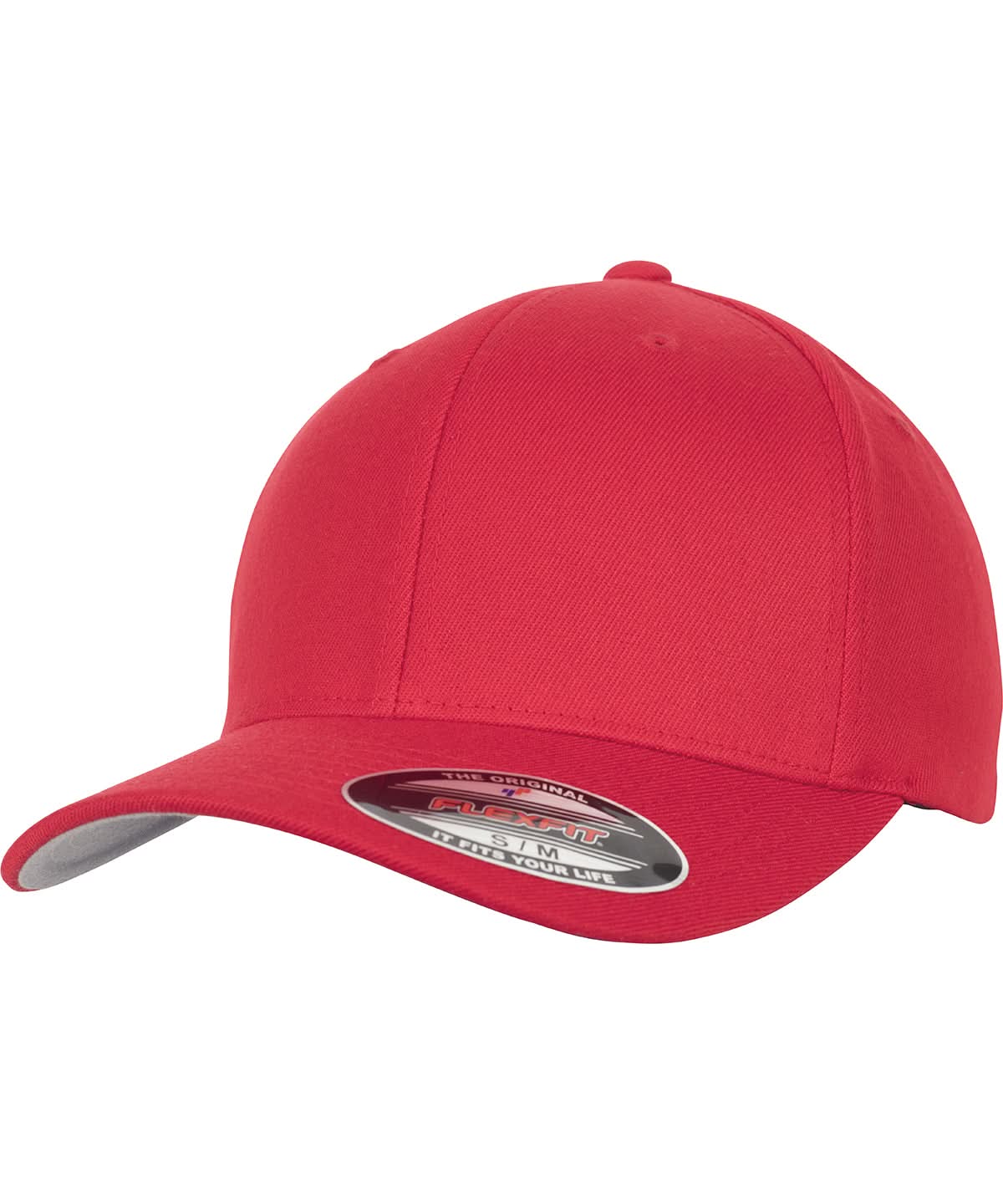 Flexfit By Yupoong Flexfit Wool Blend YP046 - Red - Customisable Caps