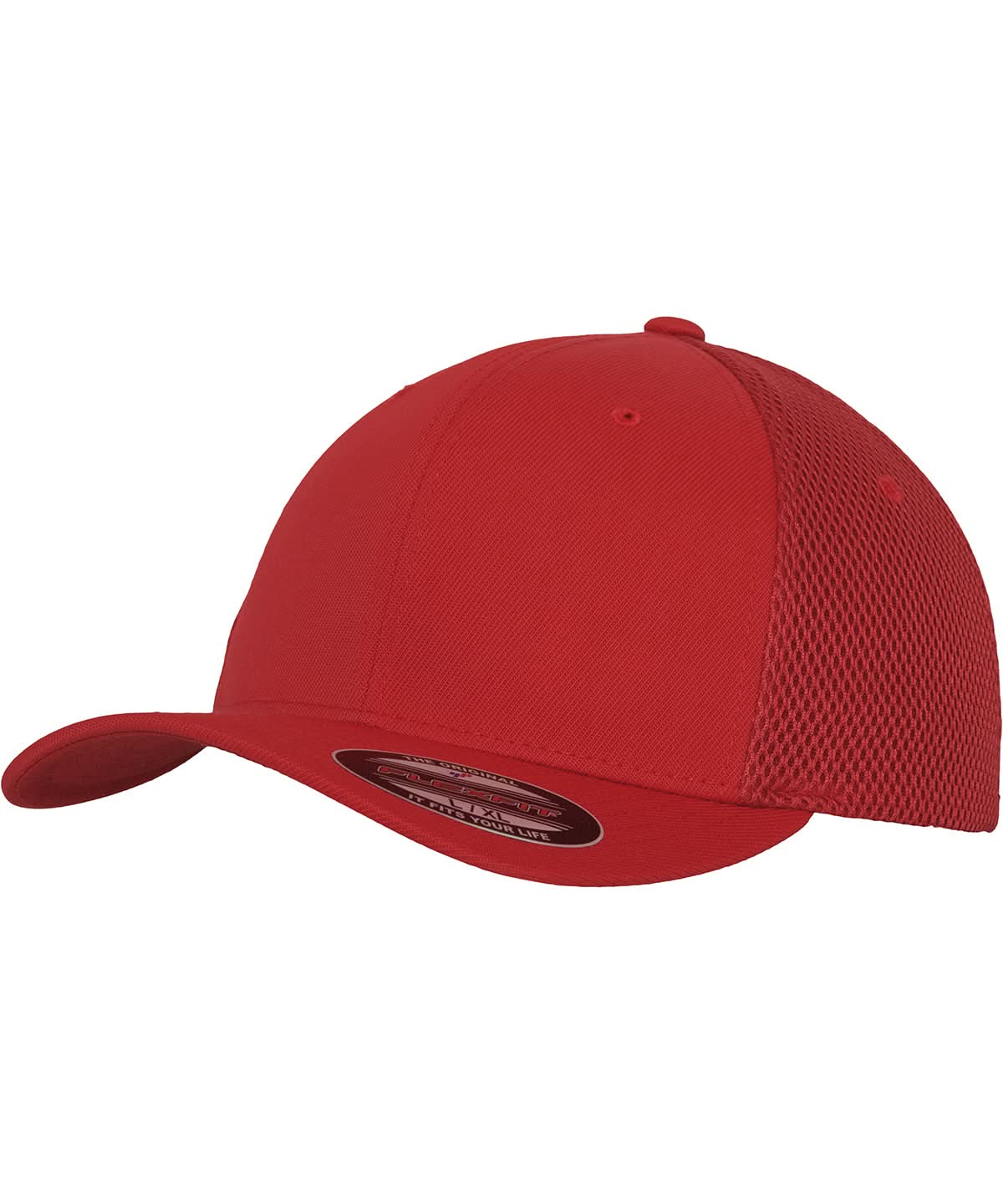 Flexfit By Yupoong Flexfit Tactel Mesh YP051 - Red - Customisable Caps