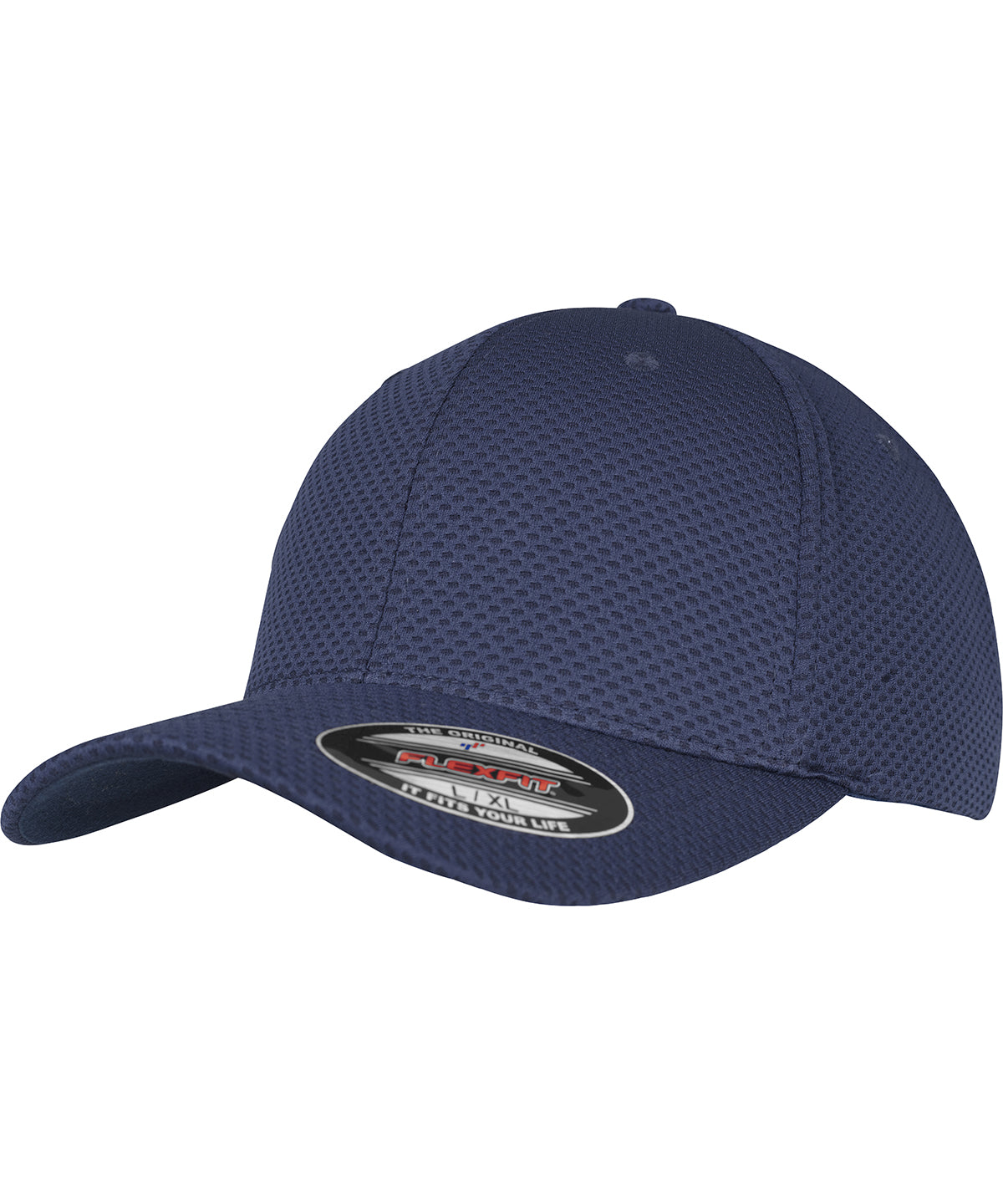 Flexfit 3D Hexagon Jersey Cap 6584 - YP052 - Navy - Customisable Caps