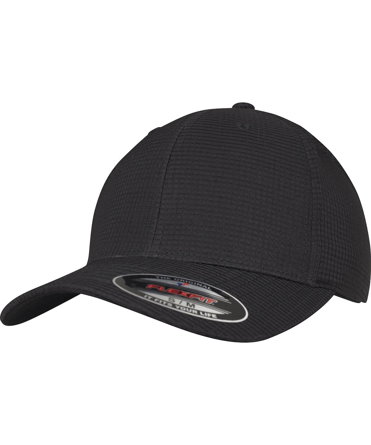 Flexfit By Yupoong Flexfit Hydro Grid Stretch Cap 6587 YP053 - Black - Customisable Caps