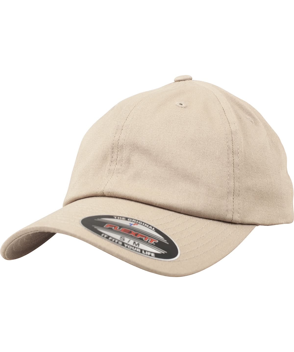 Flexfit By Yupoong Flexfit Cotton Twill Dad Cap 6745 YP055 - Khaki L XL - Customisable Caps