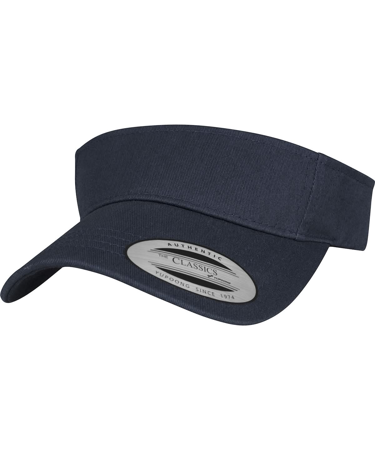 Flexfit By Yupoong Curved Visor Cap 8888 YP060 - Navy One size - Customisable Caps