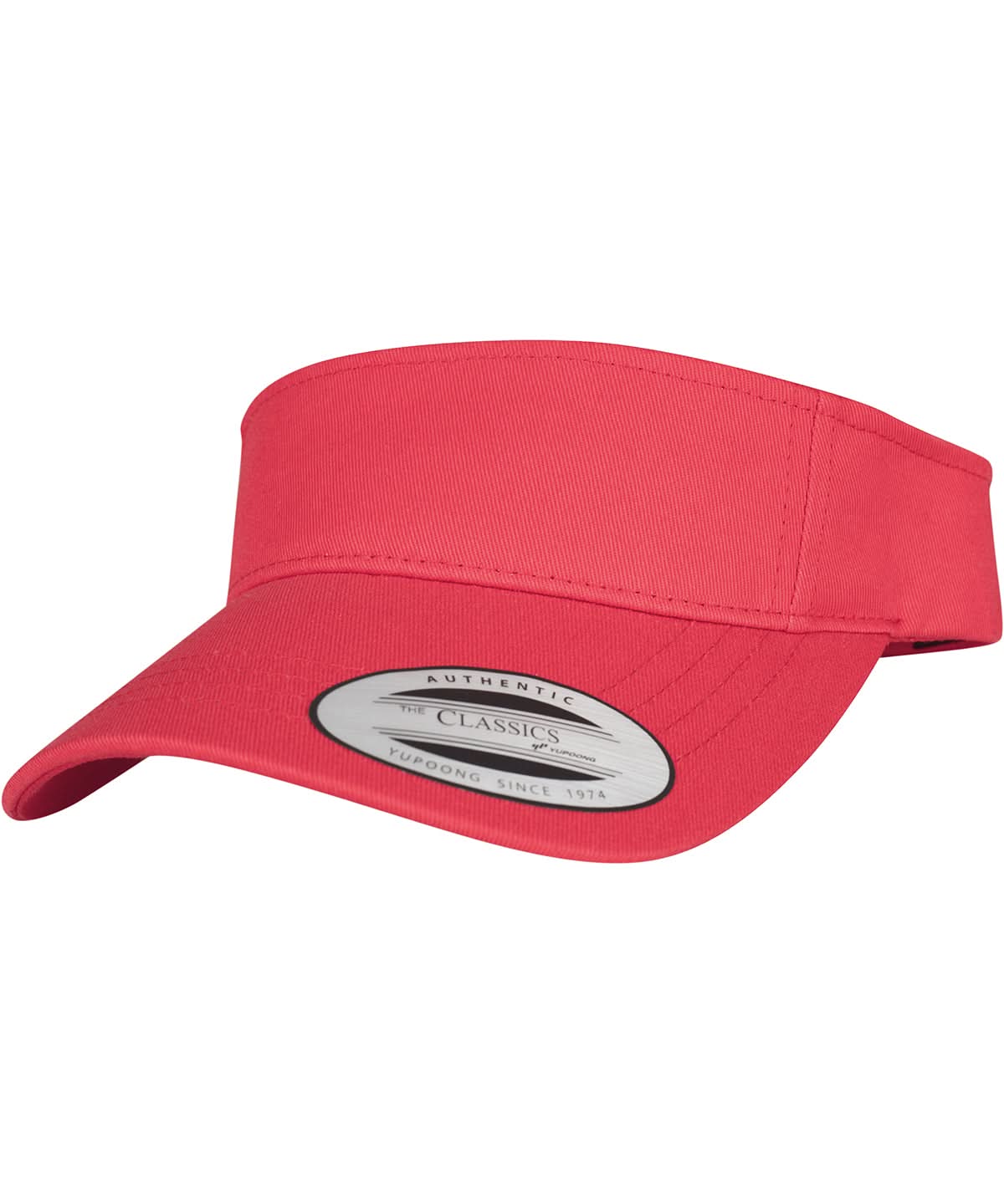 Flexfit By Yupoong Curved Visor Cap 8888 YP060 - Red One size - Customisable Caps