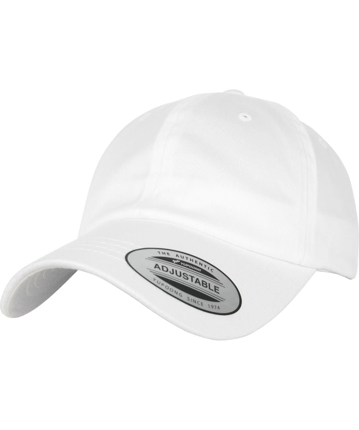 Low Profile Organic Cotton Cap 6245Oc - YP097 - White One size - Customisable Caps