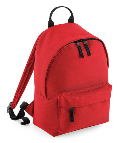 Bagbase Mini fashion backpack B125S - Bright Red One size - Customisable Bags