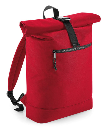 Bagbase Recycled rolled top backpack BG286 - - Customisable Bags