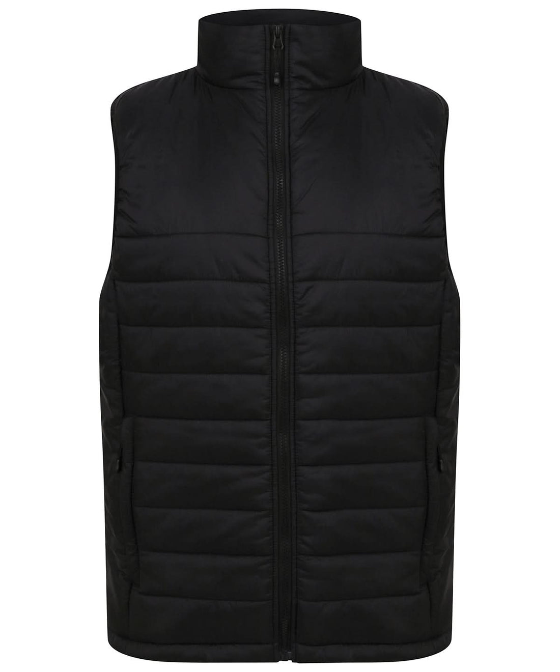 Henbury Unisex Padded Gilet HB875 - Black - Customisable Bodywarmers
