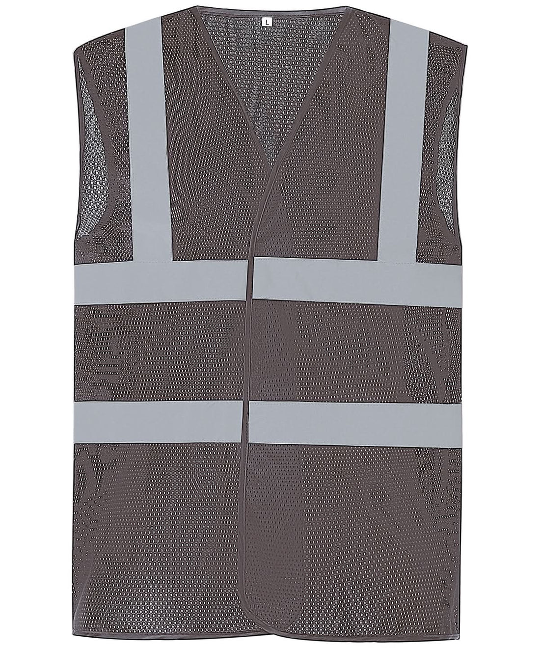 Yoko Top Cool Open Mesh 2 Band And Braces Waistcoat Hvw120 YK006 - Grey - Customisable Hi-Vis Vest