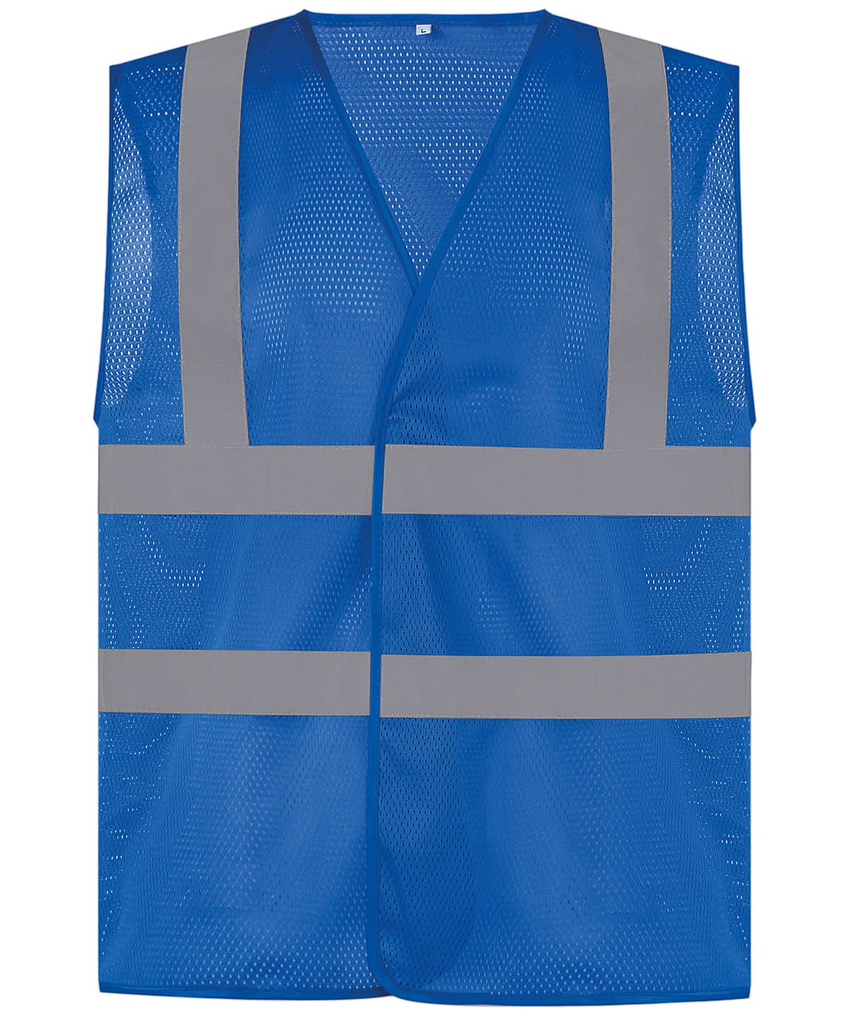 Yoko Top Cool Open Mesh 2 Band And Braces Waistcoat Hvw120 YK006 - Royal Blue - Customisable Hi-Vis Vest