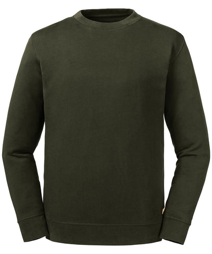Russell Europe Pure organic reversible sweatshirt J208M - Dark Olive - Customisable Sweatshirts