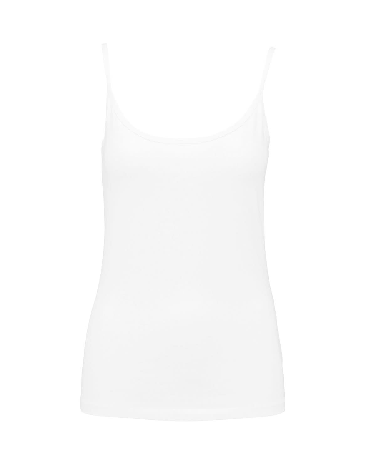 Kariban Ladies strappy tank top KB397 - White - Customisable T-Shirt