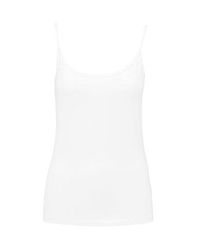 Kariban Ladies strappy tank top KB397 - White - Customisable T-Shirt