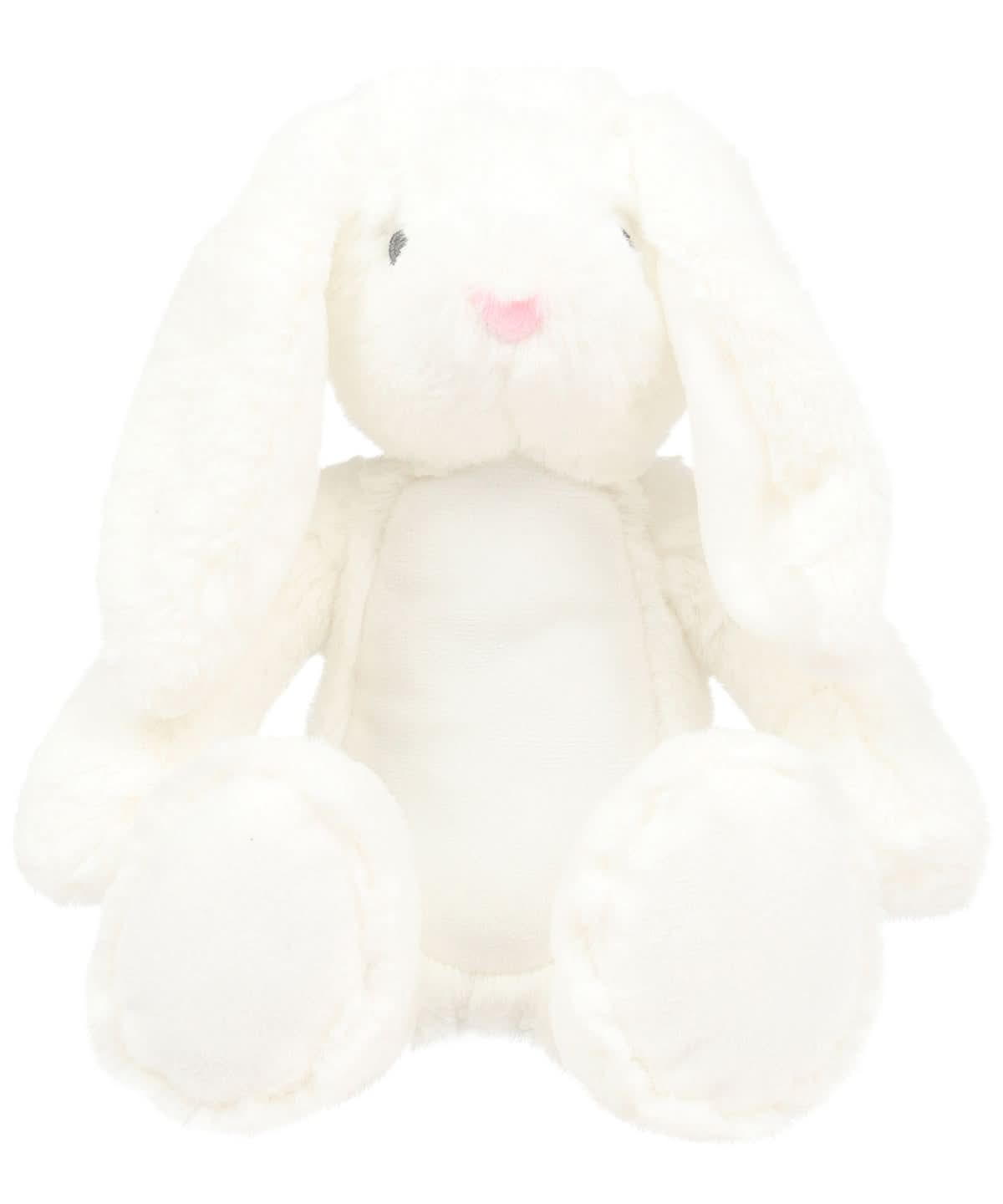 Printme mini teddy - MM060 - Bunny White M - Customisable Soft Toys