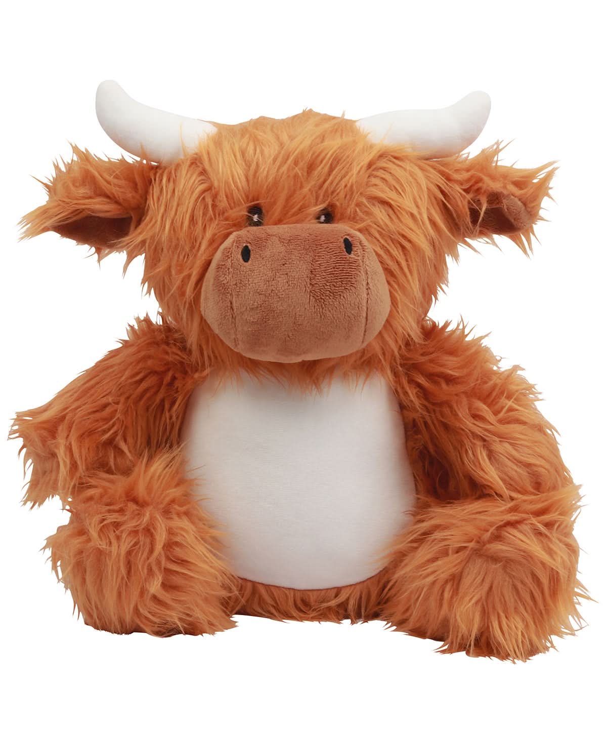 Zippie highland cow - MM565 - Brown L - Customisable Soft Toys