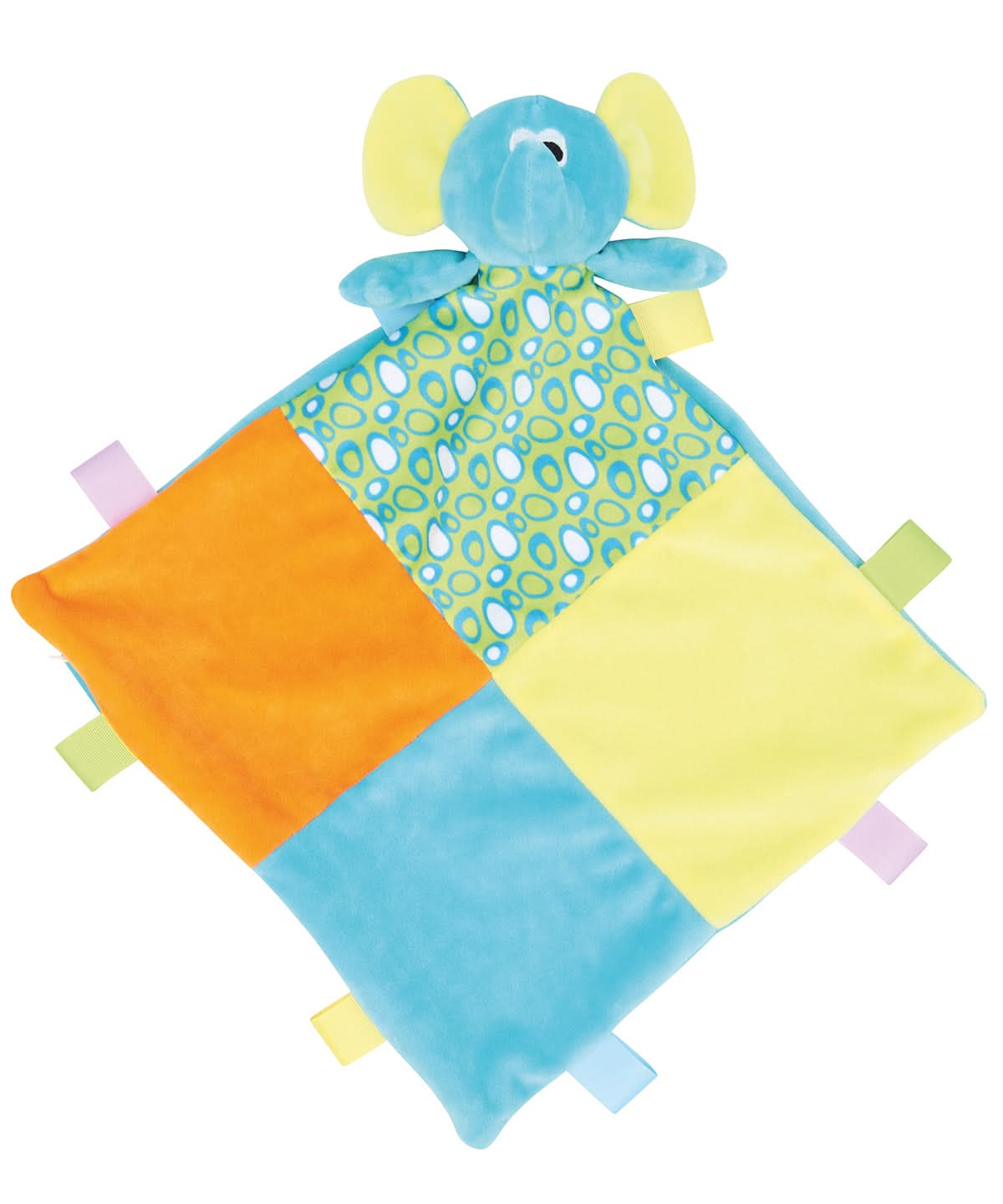 Baby multi coloured comforter - MM701 - Multi One size - Customisable Blanket