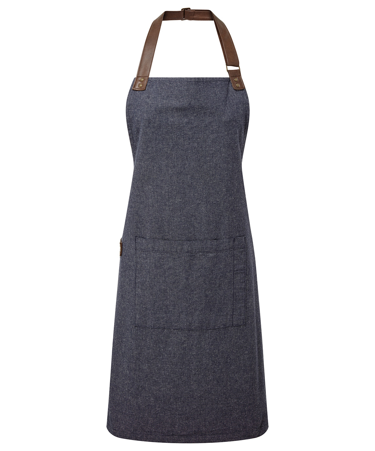 Annex Oxford bib apron - PR144 - Navy One size - Customisable Aprons