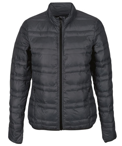 Regatta Professional Womens Firedown down touch jacket RG215 - Seal Grey Black - Customisable Jacket
