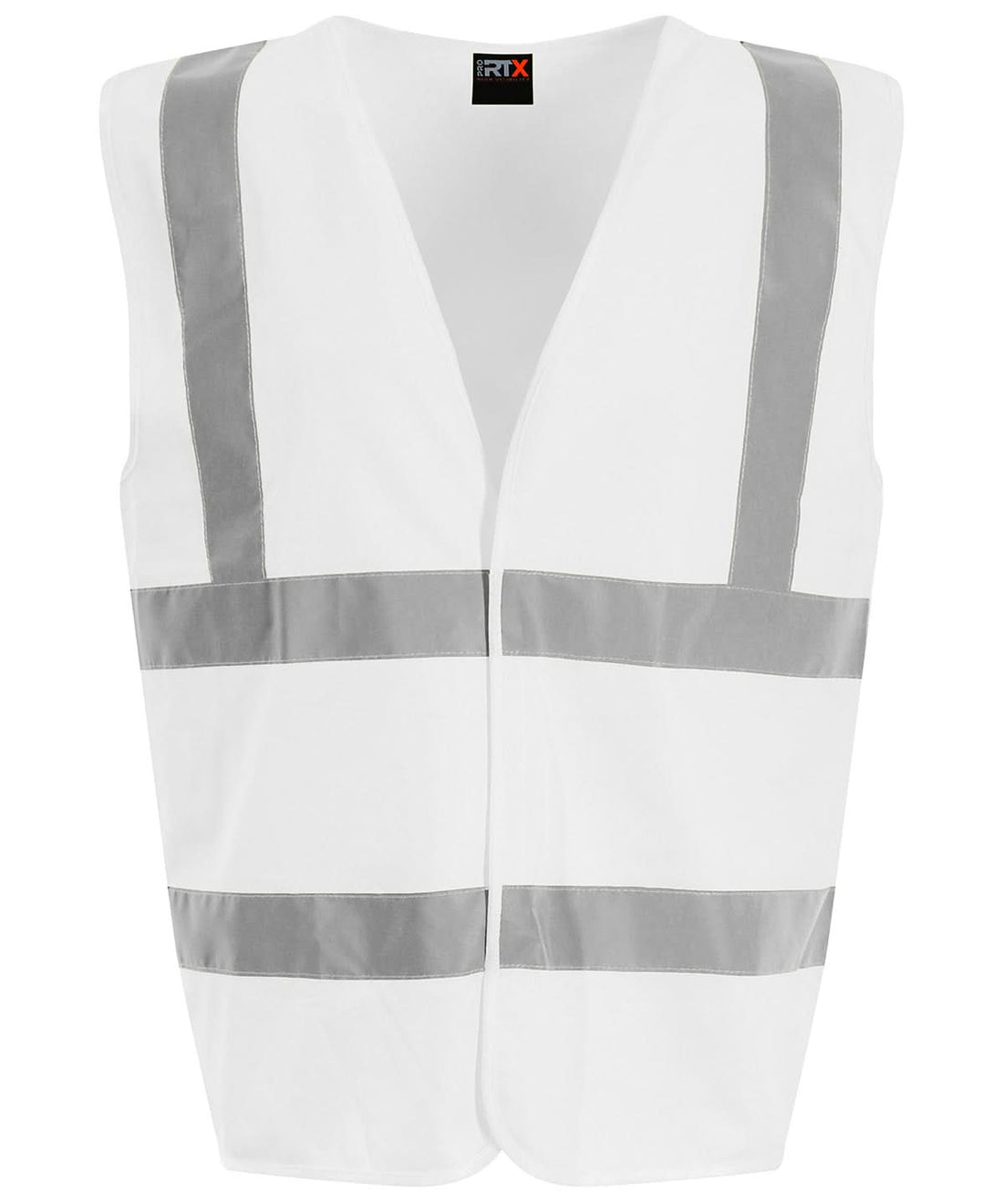 ProRTX High Visibility Waistcoat White RX700 - White - Customisable Hi-Vis Vest