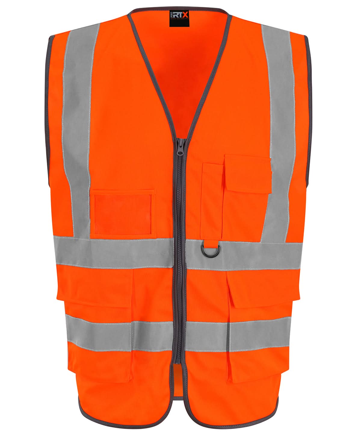 ProRTX High Visibility Executive waistcoat RX705 - HV Orange - Customisable Hi-Vis Vest