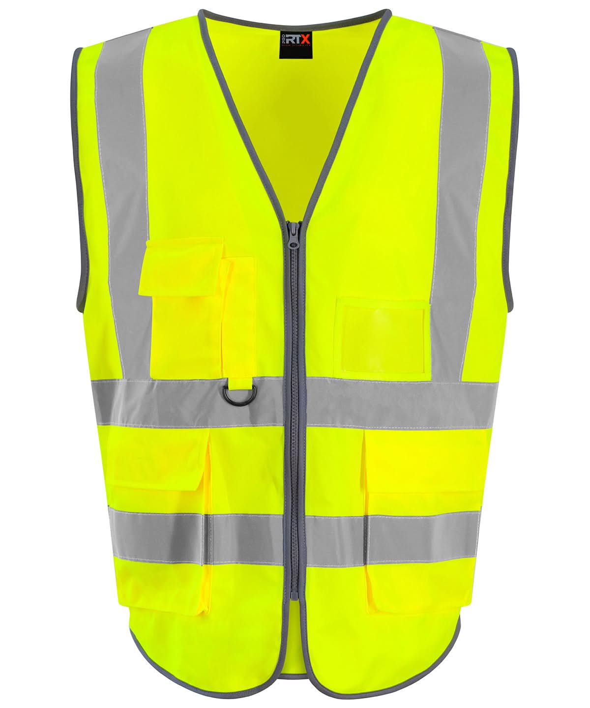 ProRTX High Visibility Executive waistcoat RX705 - HV Yellow - Customisable Hi-Vis Vest