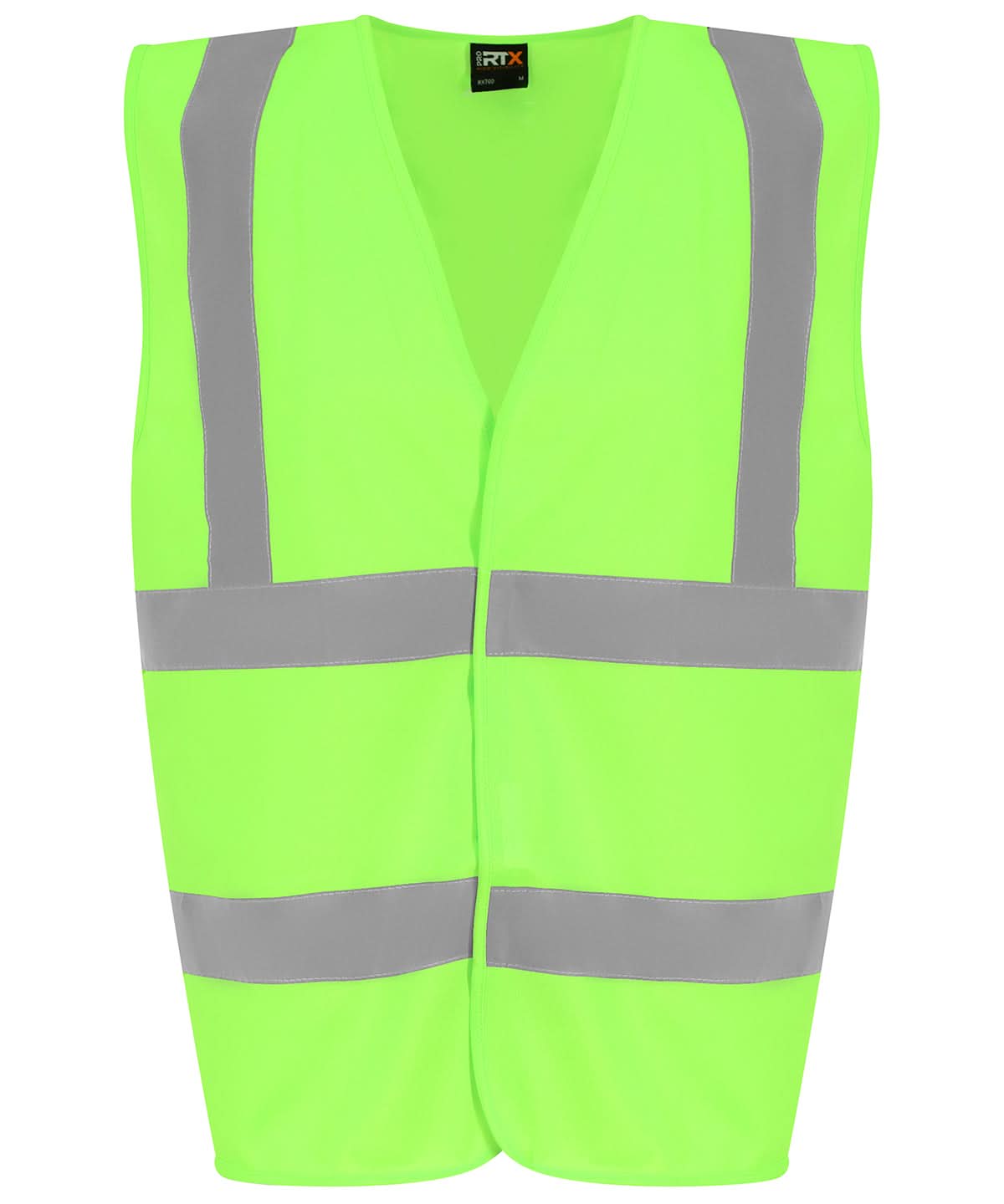ProRTX High Visibility Kids waistcoat RX70J - Lime - Customisable Hi-Vis Vest