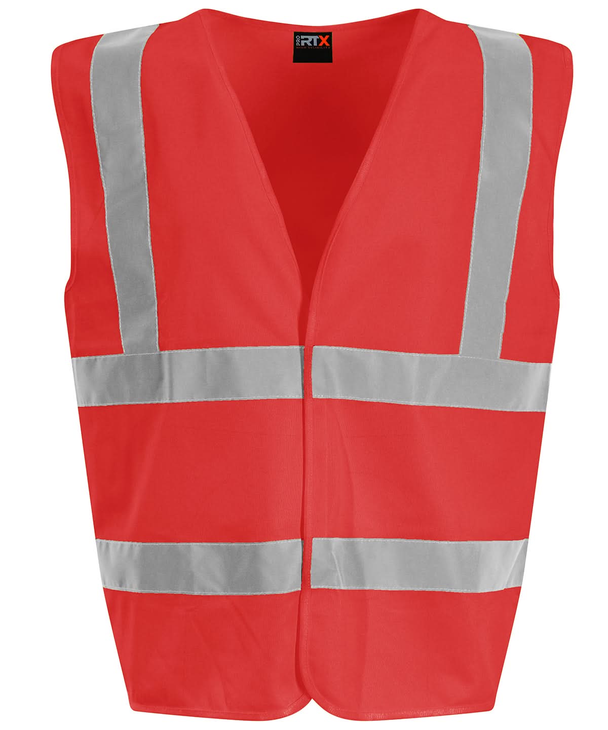 ProRTX High Visibility Kids waistcoat RX70J - Red - Customisable Hi-Vis Vest