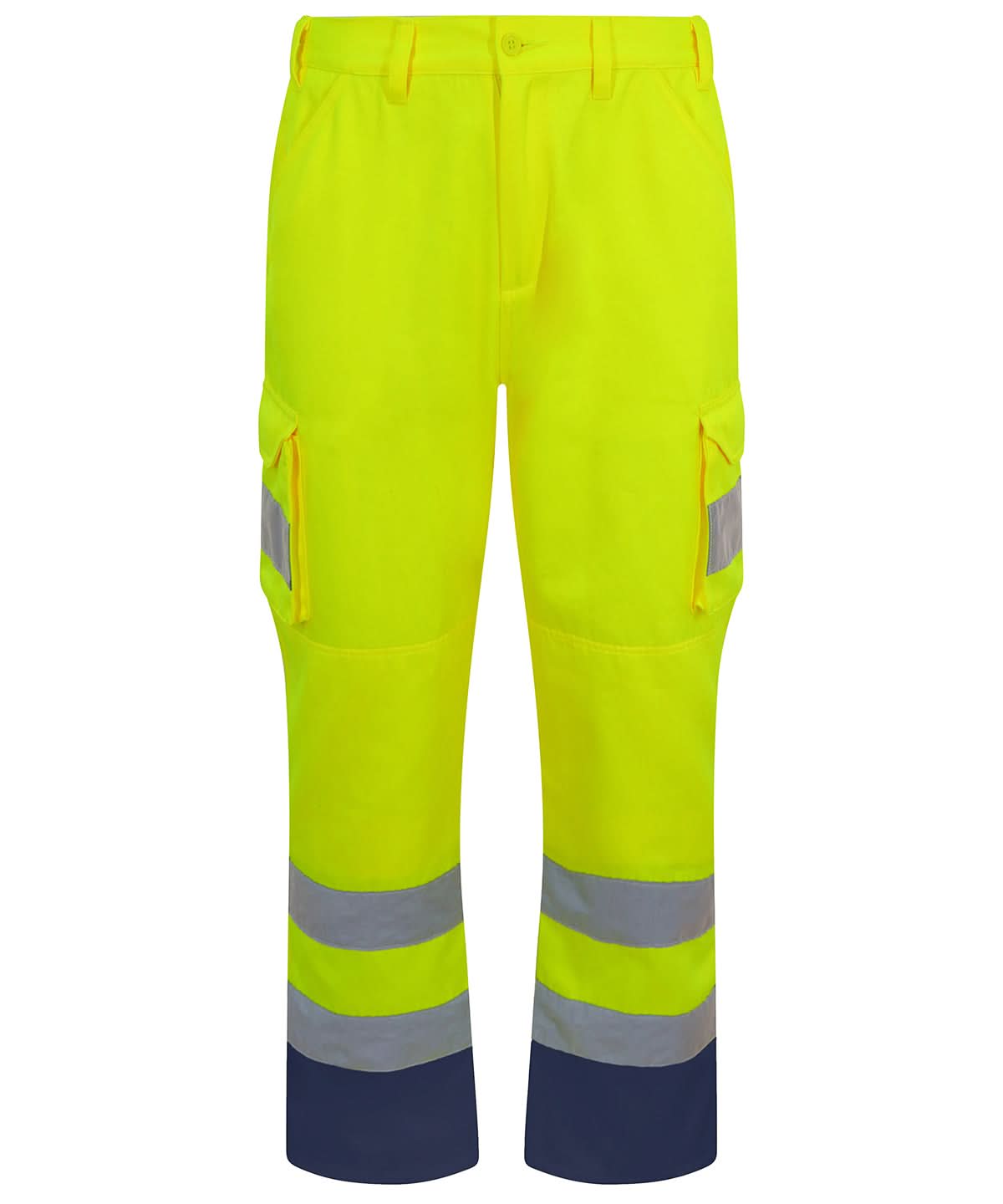 ProRTX High Visibility Cargo trousers RX760 - HV Yellow - Customisable Hi-Vis Trousers