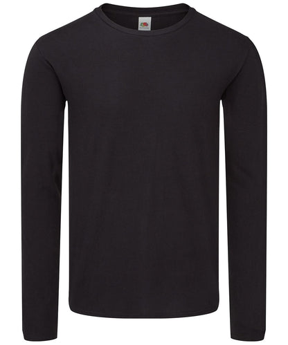 Iconic 150 Classic Long Sleeve T SS433 - Black* - Customisable T-Shirt