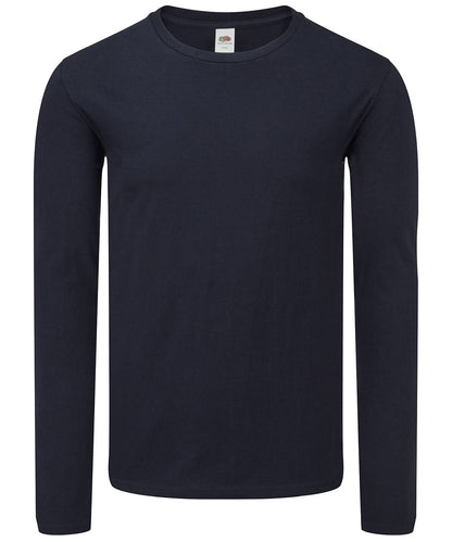 Iconic 150 Classic Long Sleeve T SS433 - Deep Navy - Customisable T-Shirt