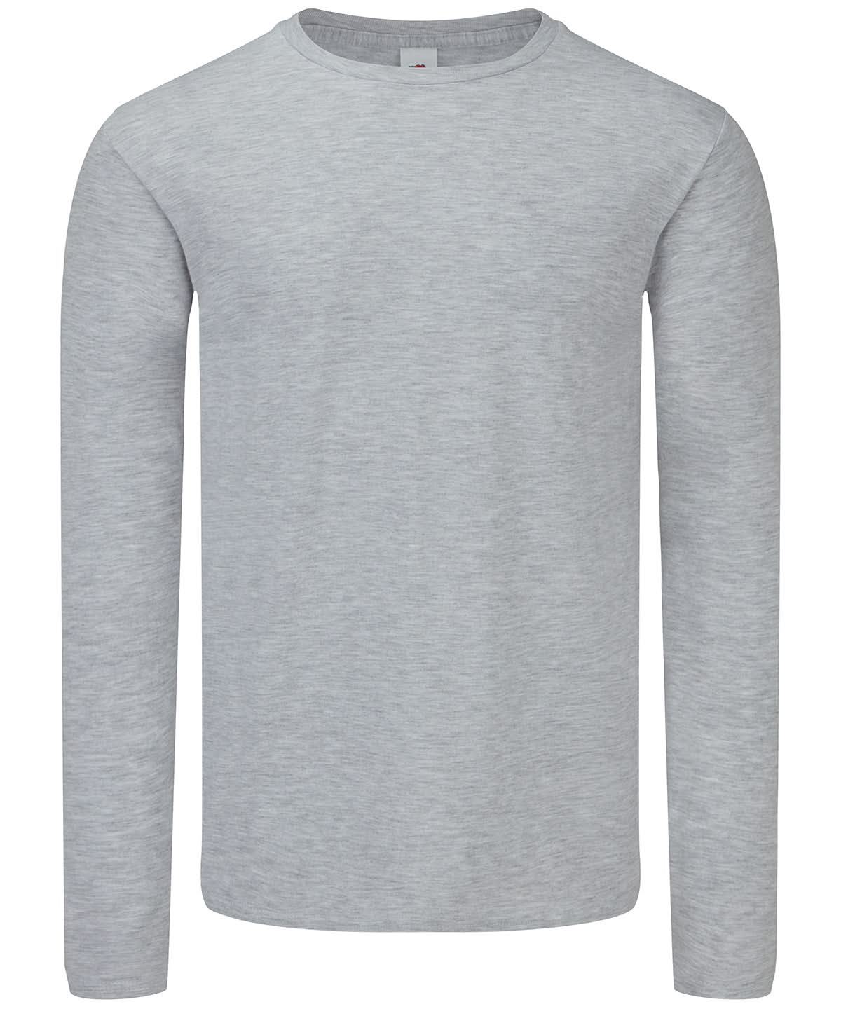 Iconic 150 Classic Long Sleeve T SS433 - Heather Grey* - Customisable T-Shirt