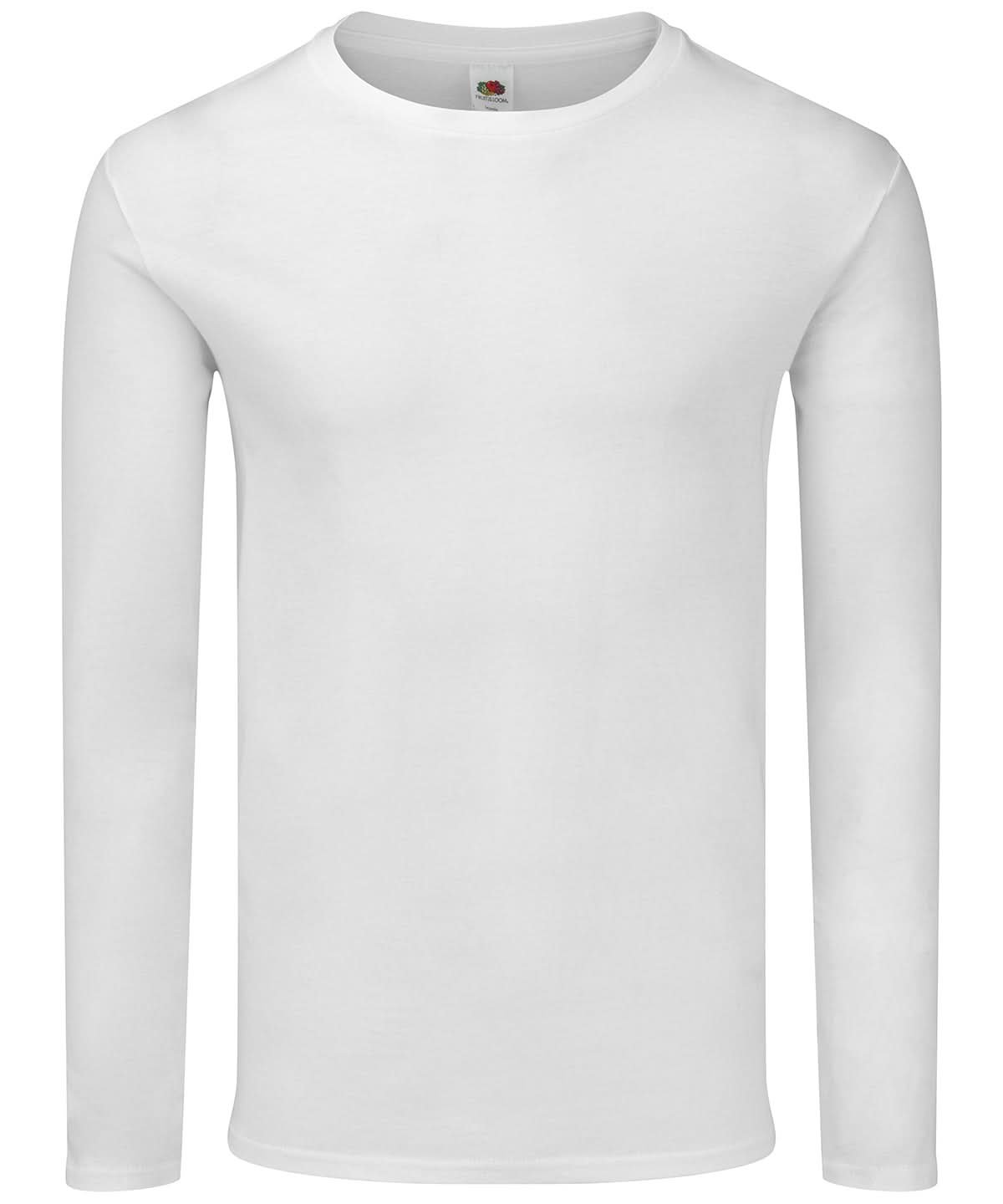 Iconic 150 Classic Long Sleeve T SS433 - White* - Customisable T-Shirt