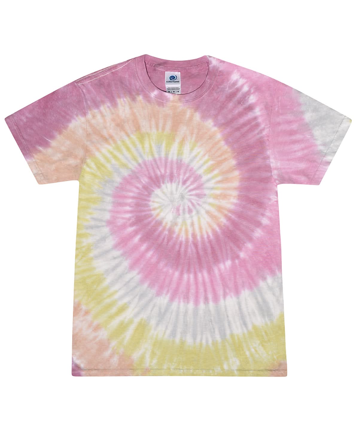 Colortone Tie Dye Shirt Desert Rose TD02M - Desert Rose - Customisable T-Shirt