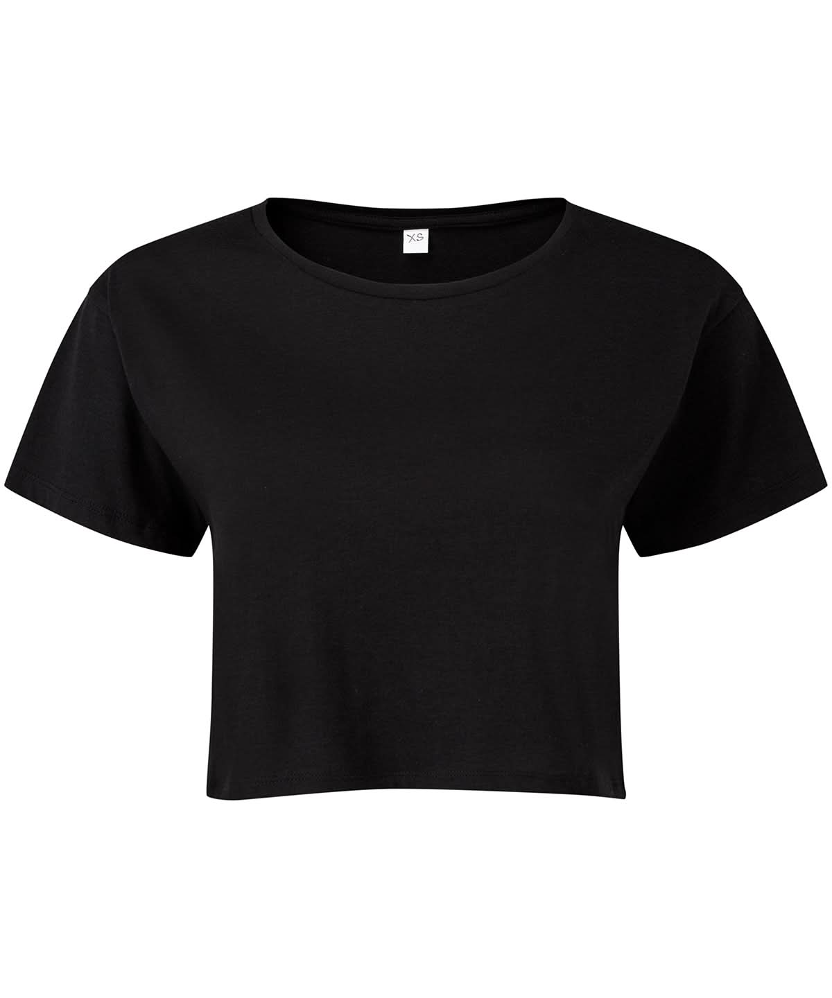 TriDri Tridri WomenS Crop Top TR019 - Black - Customisable T-Shirt