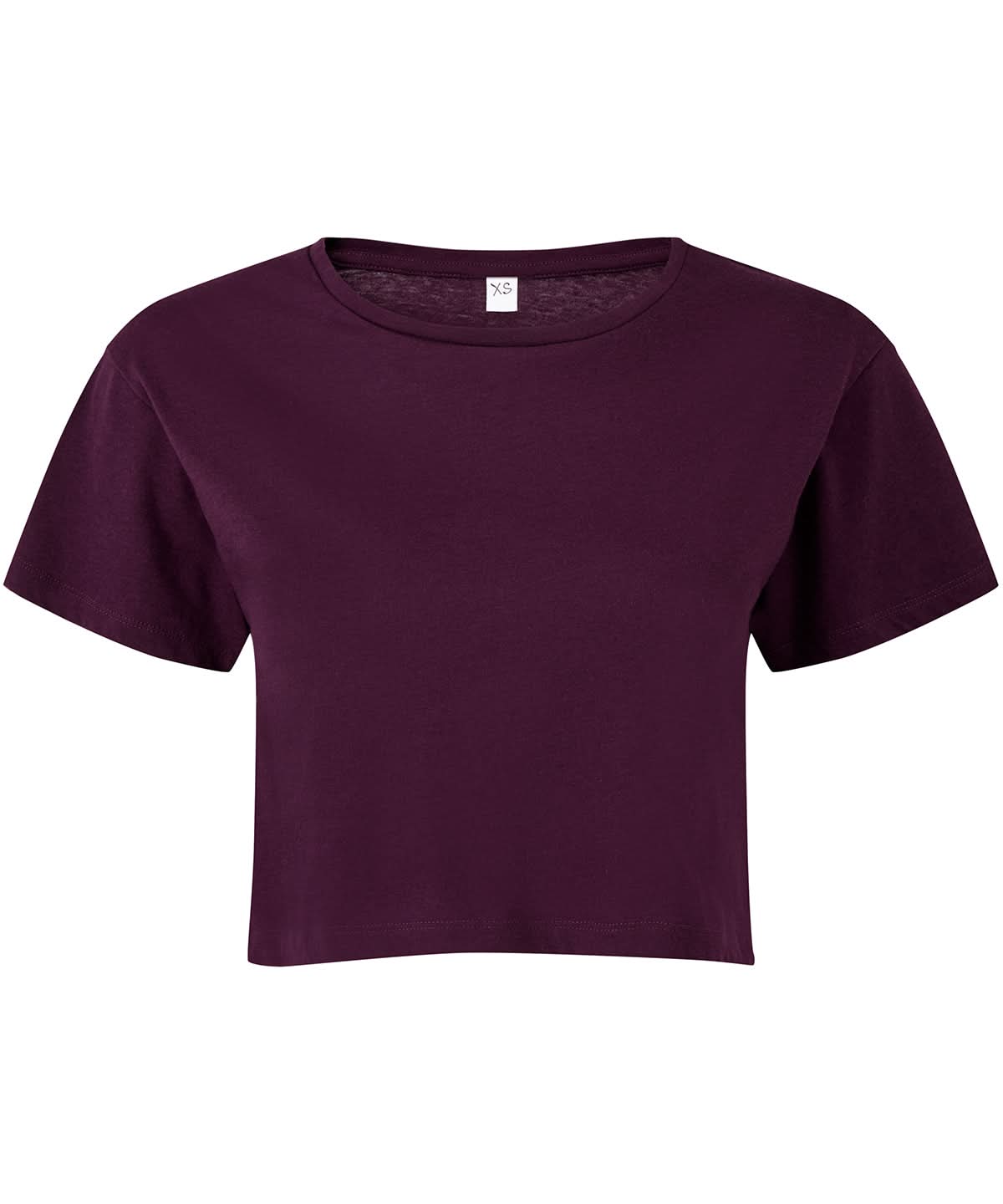 TriDri Tridri WomenS Crop Top TR019 - Mulberry - Customisable T-Shirt