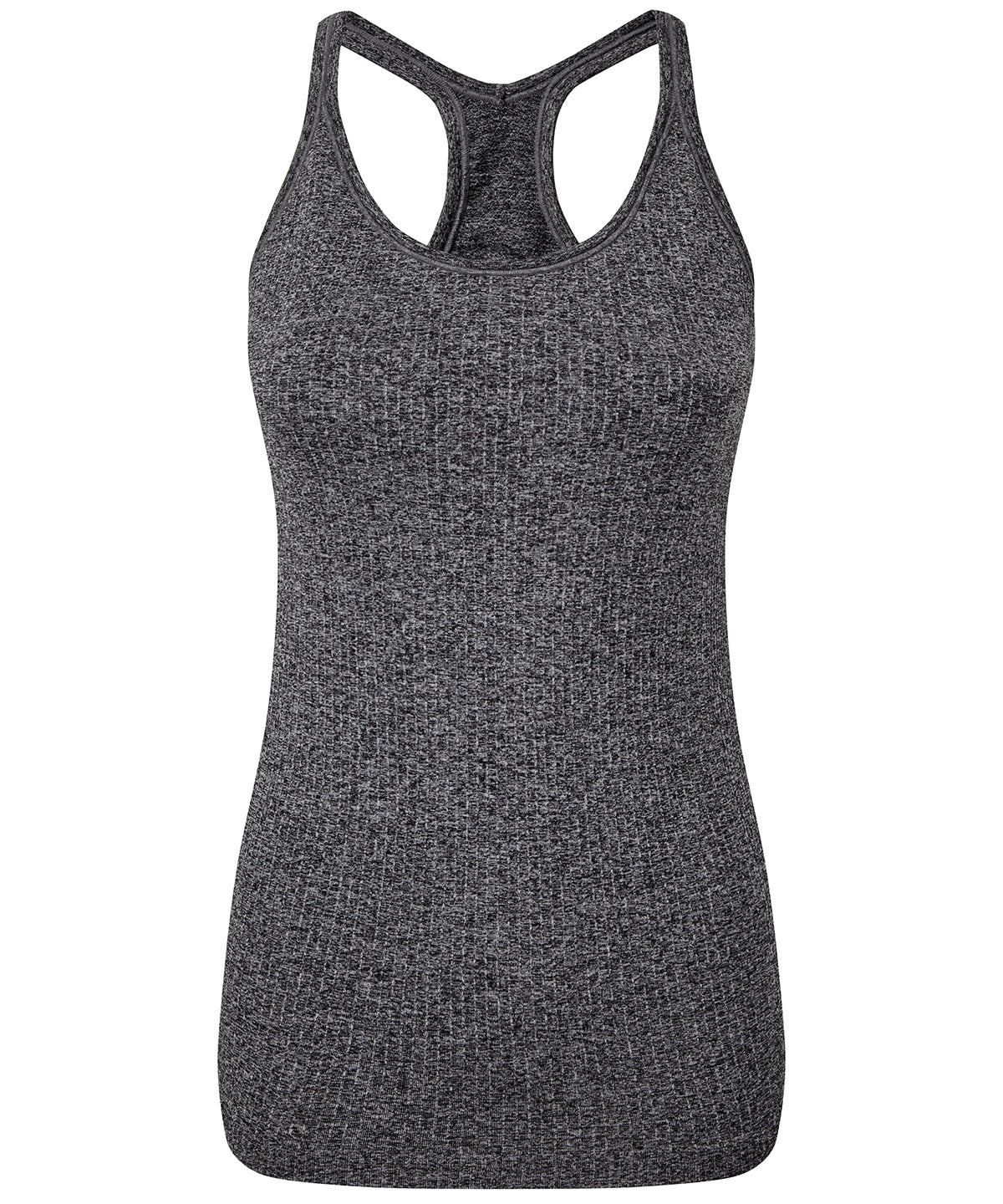 Women's TriDri® seamless 3D fit" multi-sport sculpt vest with secret support" - TR217 - Black Melange - Customisable Vests (t-shirt)