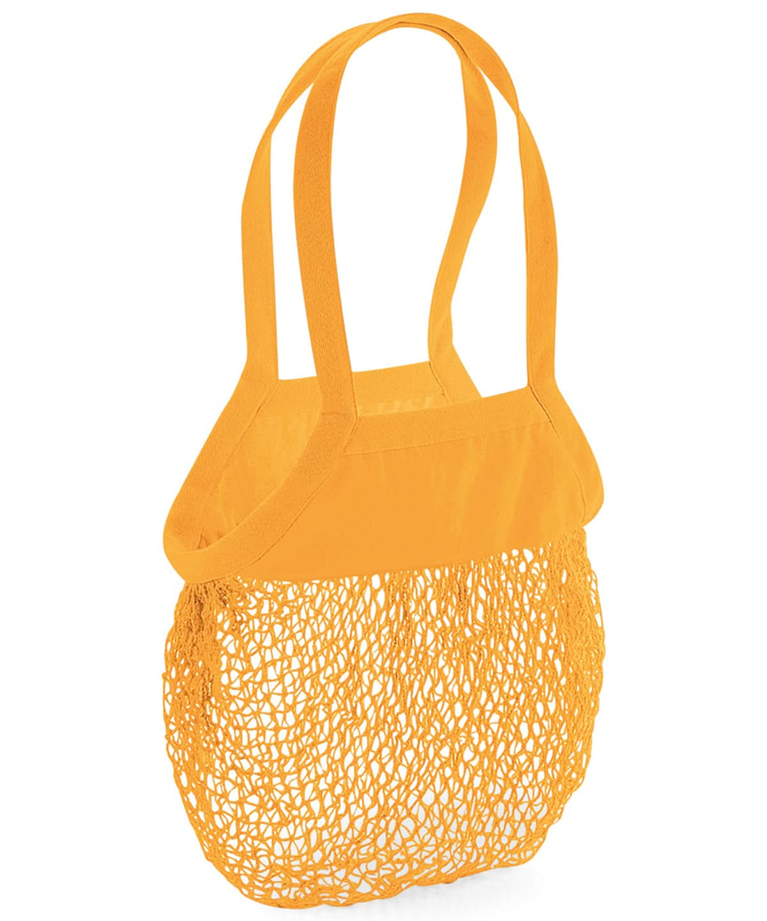 Westford Mill Organic Cotton Mesh Grocery Bag WM150 - Amber One size - Customisable Bags