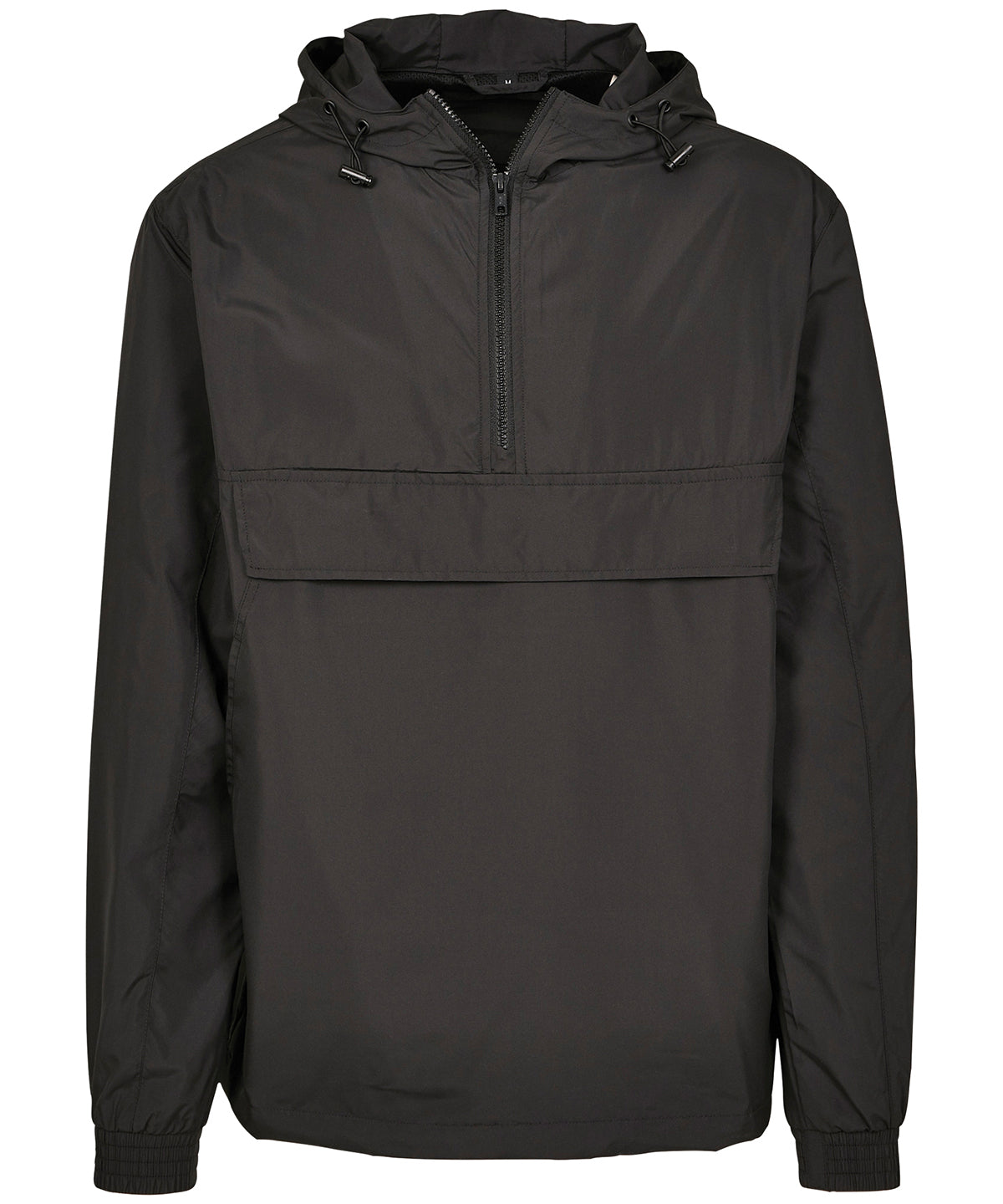 Basic pullover jacket - BY096 - Black - Customisable Jackets