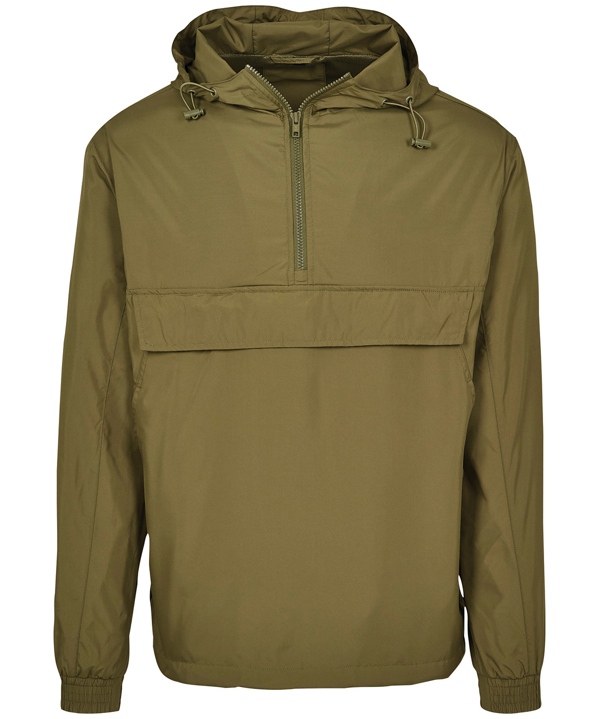 Basic pullover jacket - BY096 - Olive - Customisable Jackets