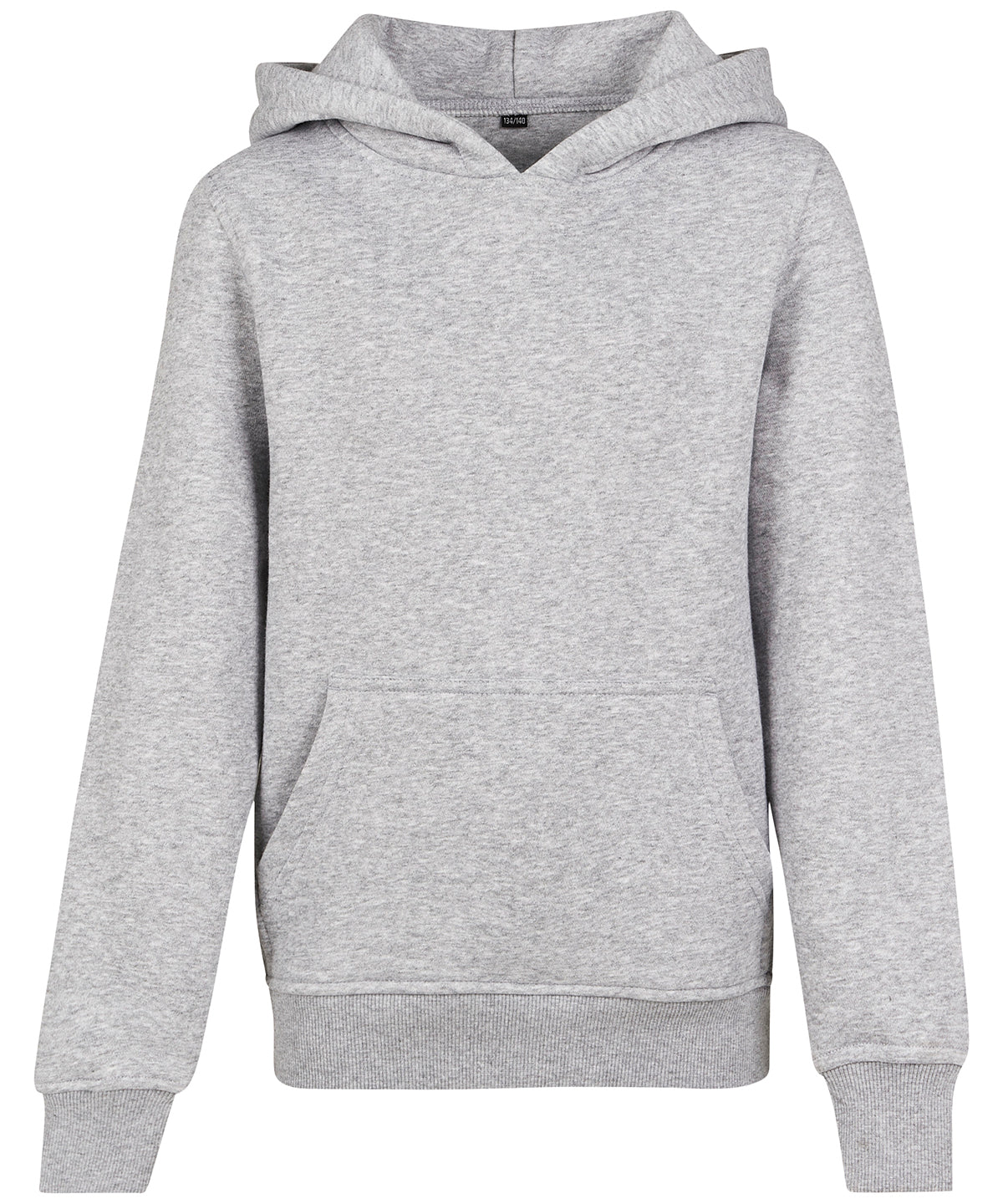 Kids basic hoodie - BY117 - Heather Grey - Customisable Hoodies