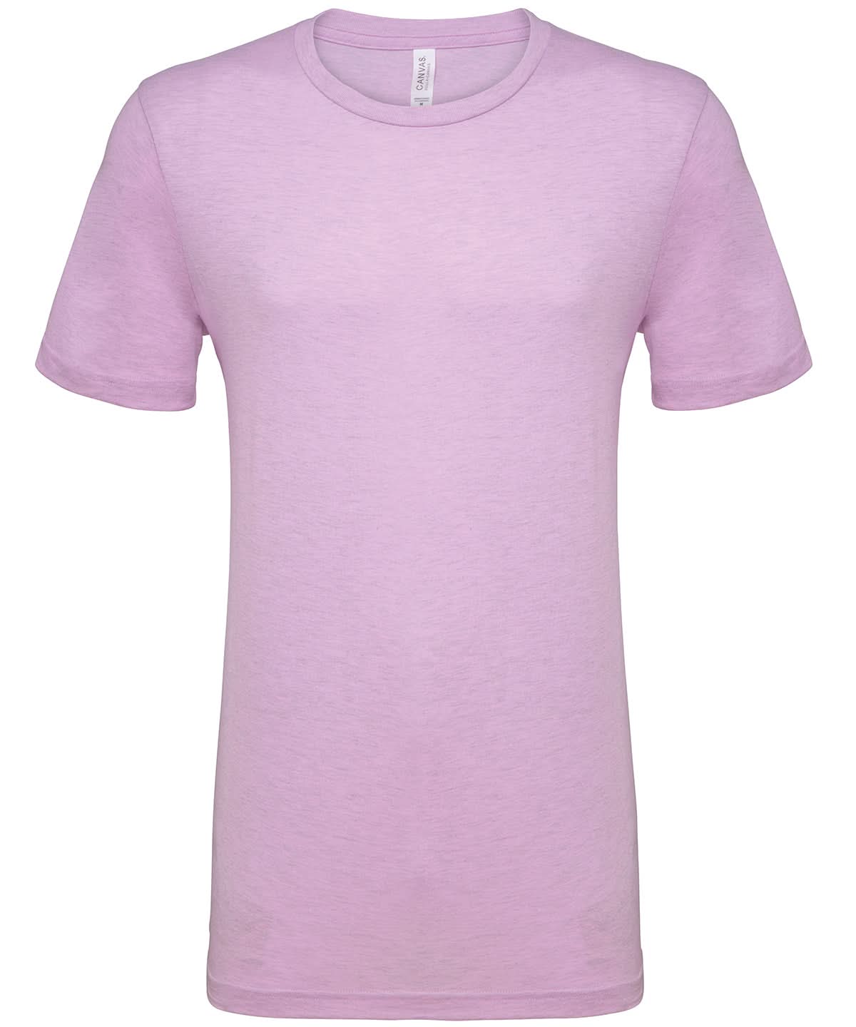 Bella Canvas Unisex heather CVC short sleeve t shirt Heather Prism Lilac CV01H - Heather Prism Lilac - Customisable T-Shirt