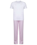White/Pink/White Stripe