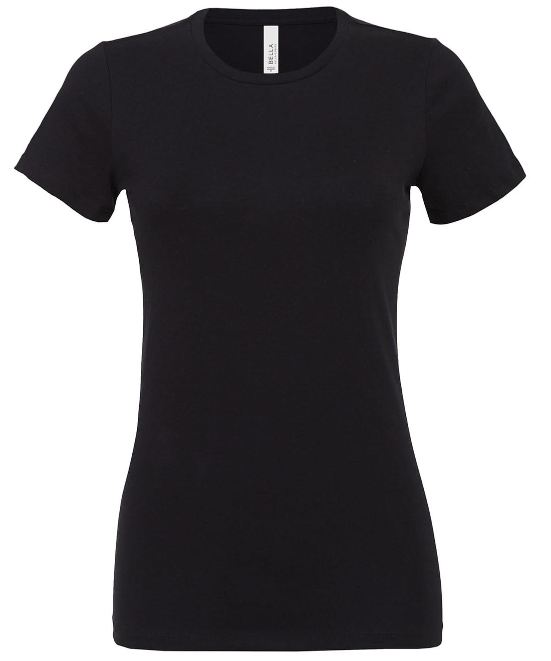 Bella Canvas Womens relaxed Jersey short sleeve tee Black BE046 - Black - Customisable T-Shirt
