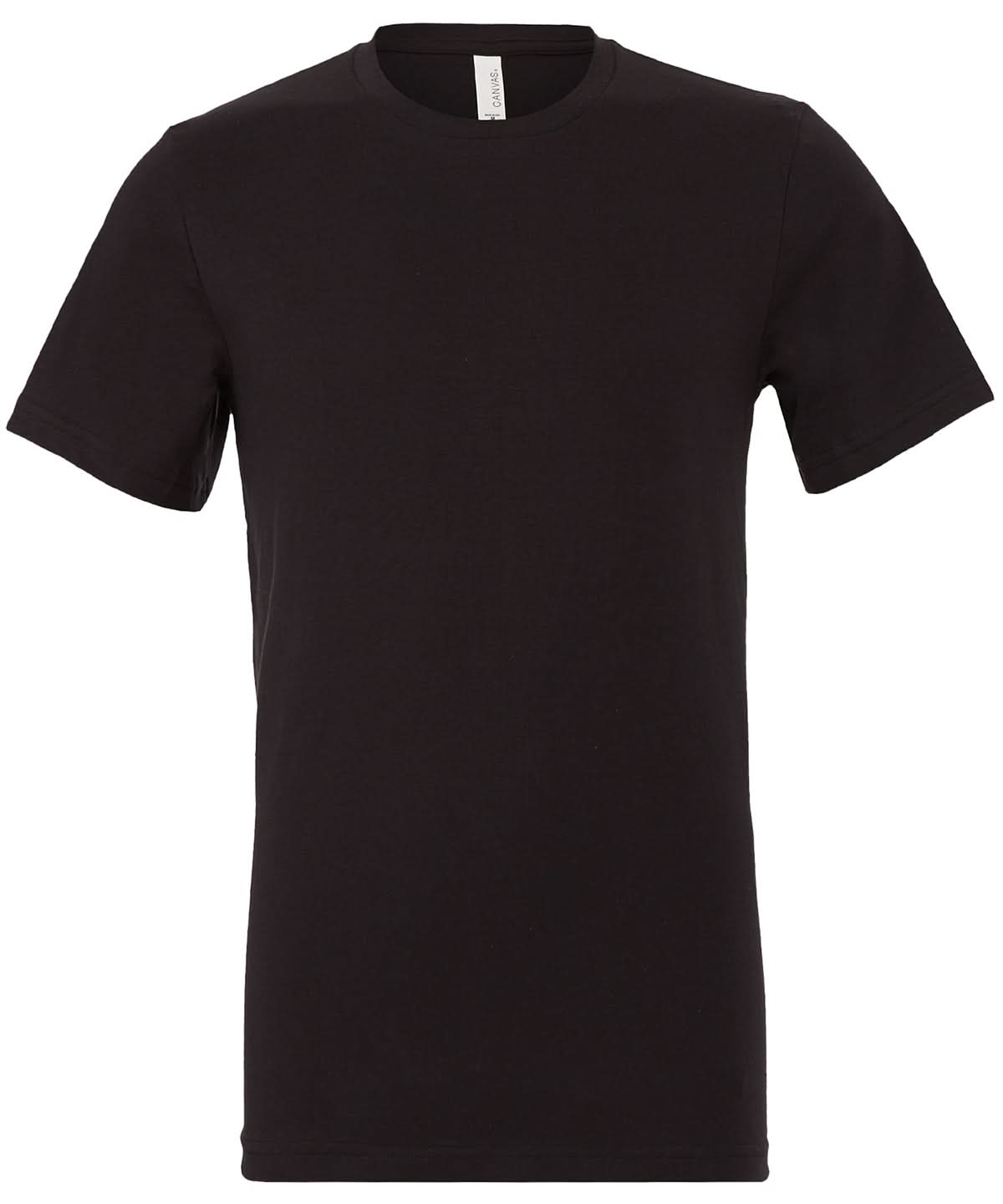 Bella Canvas Unisex Jersey crew neck t shirt Vintage Black CV001 - Vintage Black - Customisable T-Shirt